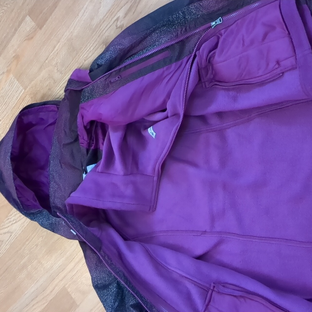 Columbia 2 In 1 Purple Columbia Winter Jacket